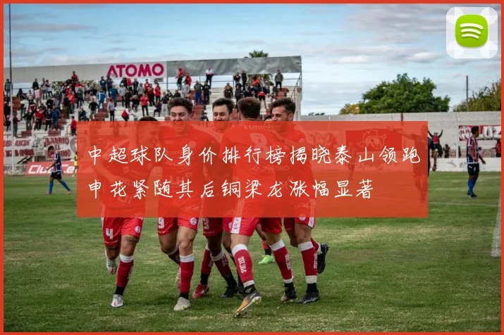 中超球队身价排行榜揭晓泰山领跑申花紧随其后铜梁龙涨幅显著